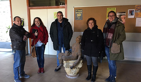 Un grupo de representantes de la Federación de Construcción y Servicios de Castilla y León